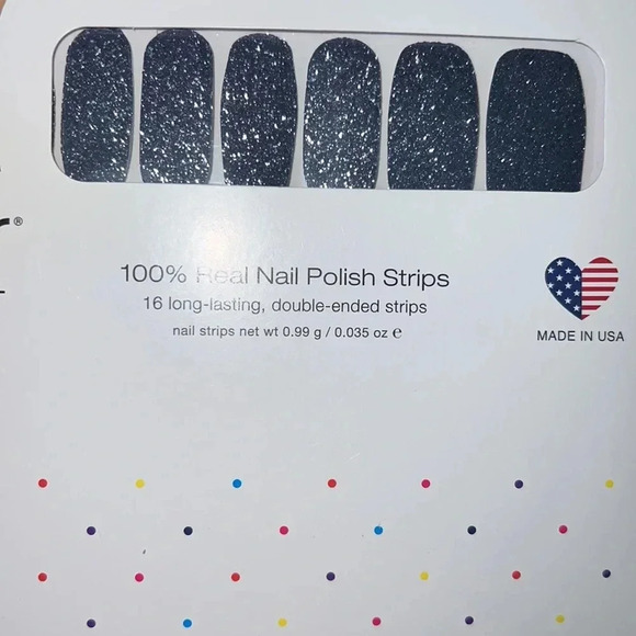 Color street nail strips in Moon River Glitter - Picture 2 of 6